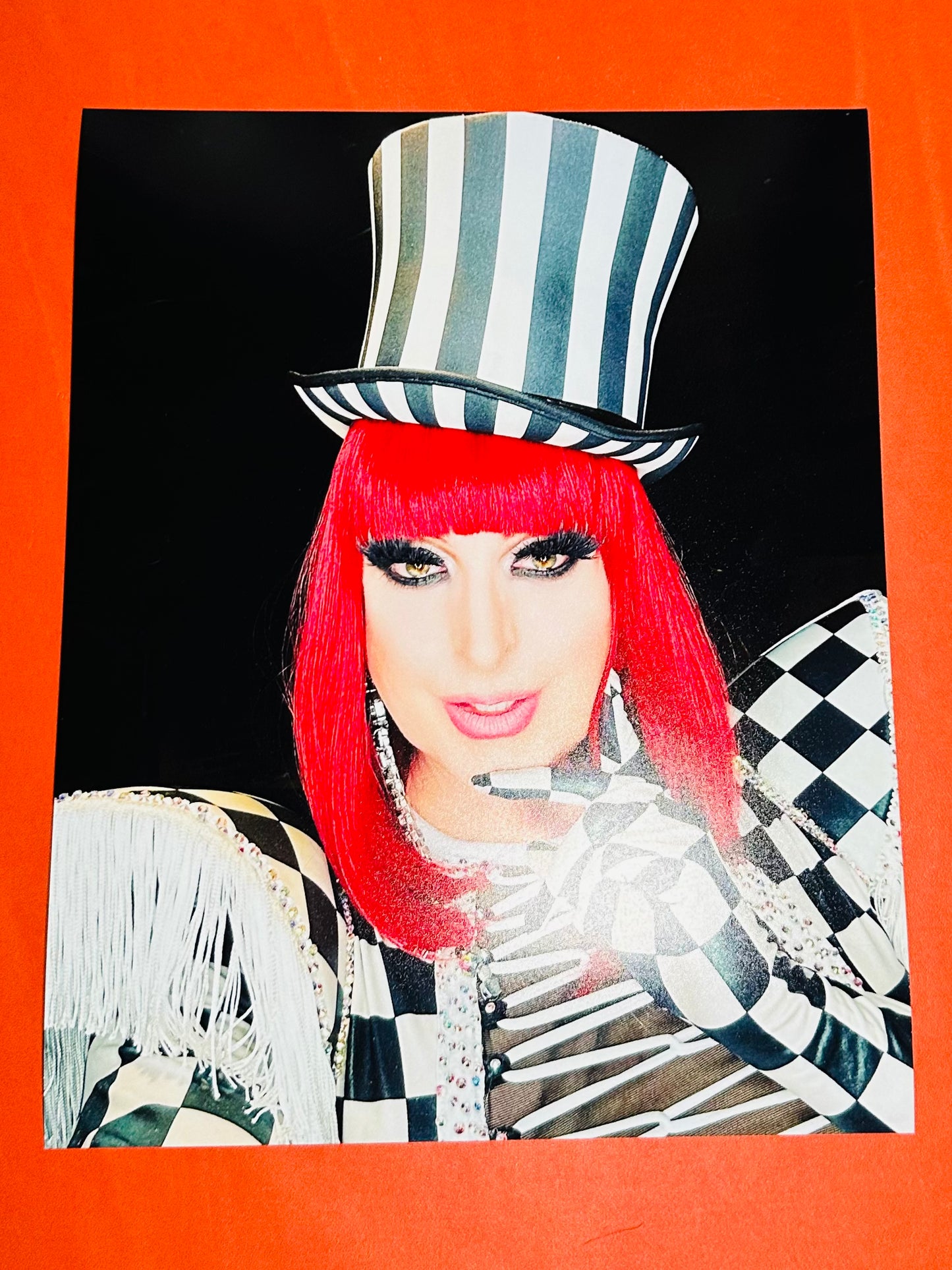 Aggy red hair 8x10 photo