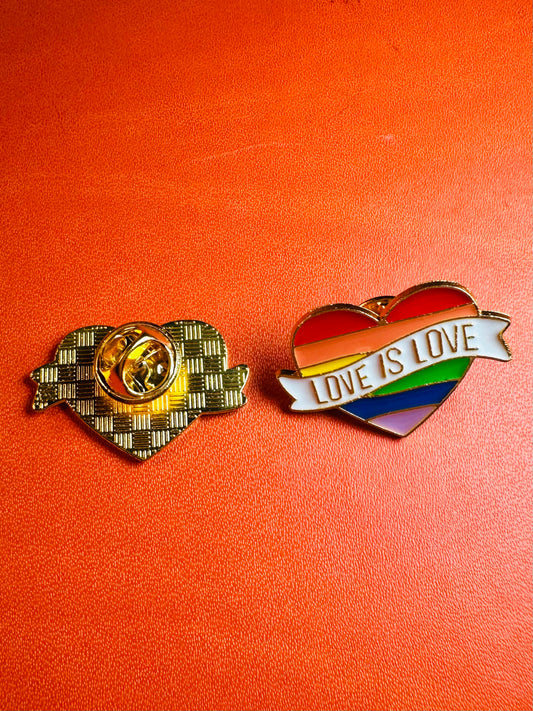 Love Is Love enamel pin