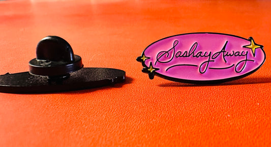 Sashay Away enamel pin