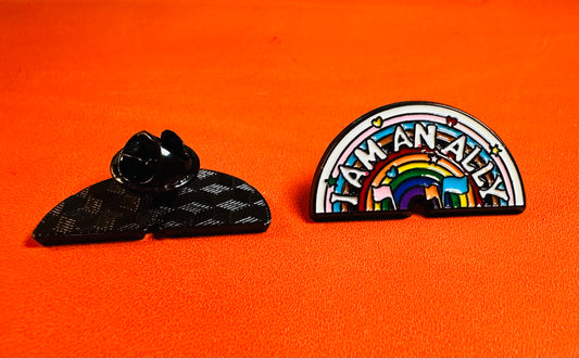 I Am An Ally enamel pin
